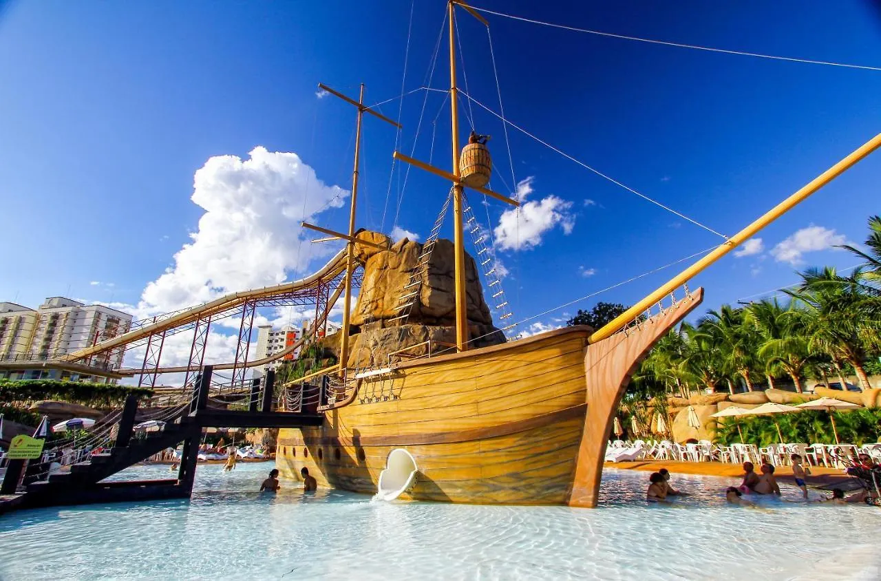 Caldas Novas Imperio Romano Com 1 Dia No Acqua Park Lejlighed